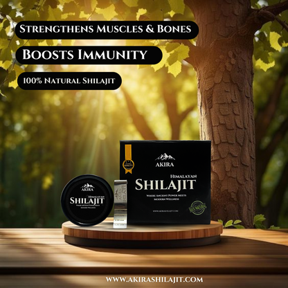 Akira Shilajit Resin – Pure Himalayan Energy- 20 g