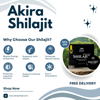 Akira Shilajit Resin – Pure Himalayan Energy- 20 g